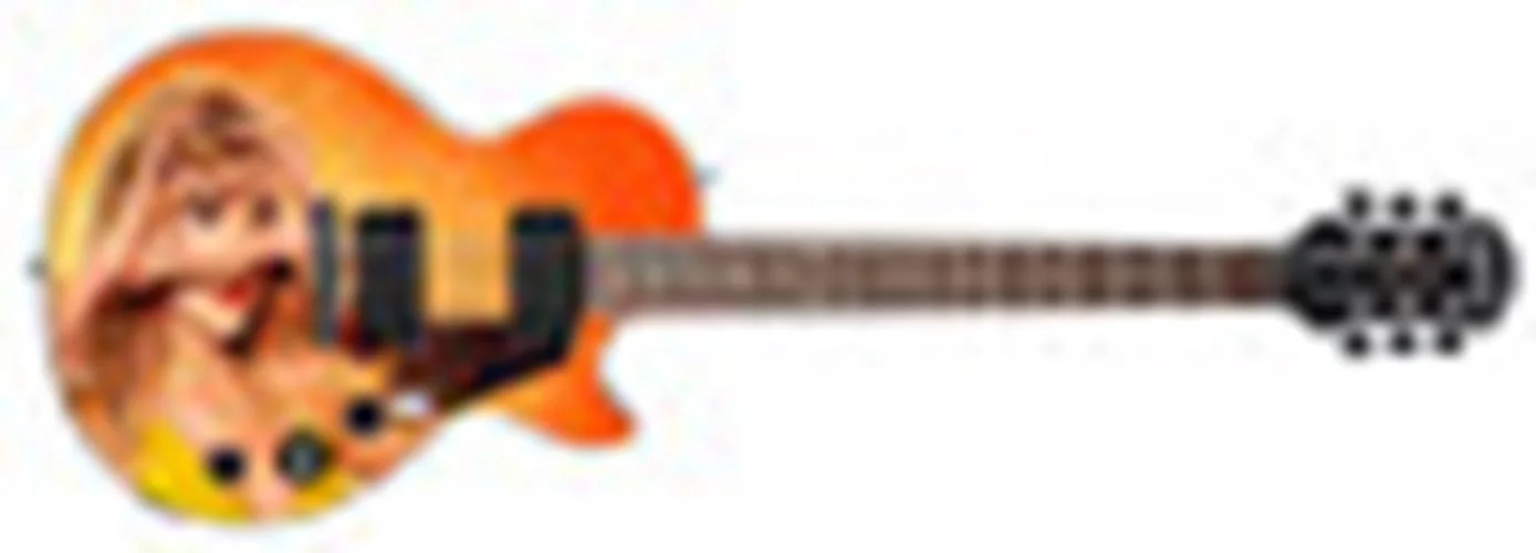 Taylor Swift Autographed Custom Epiphone Graphics Guitar, image 2
