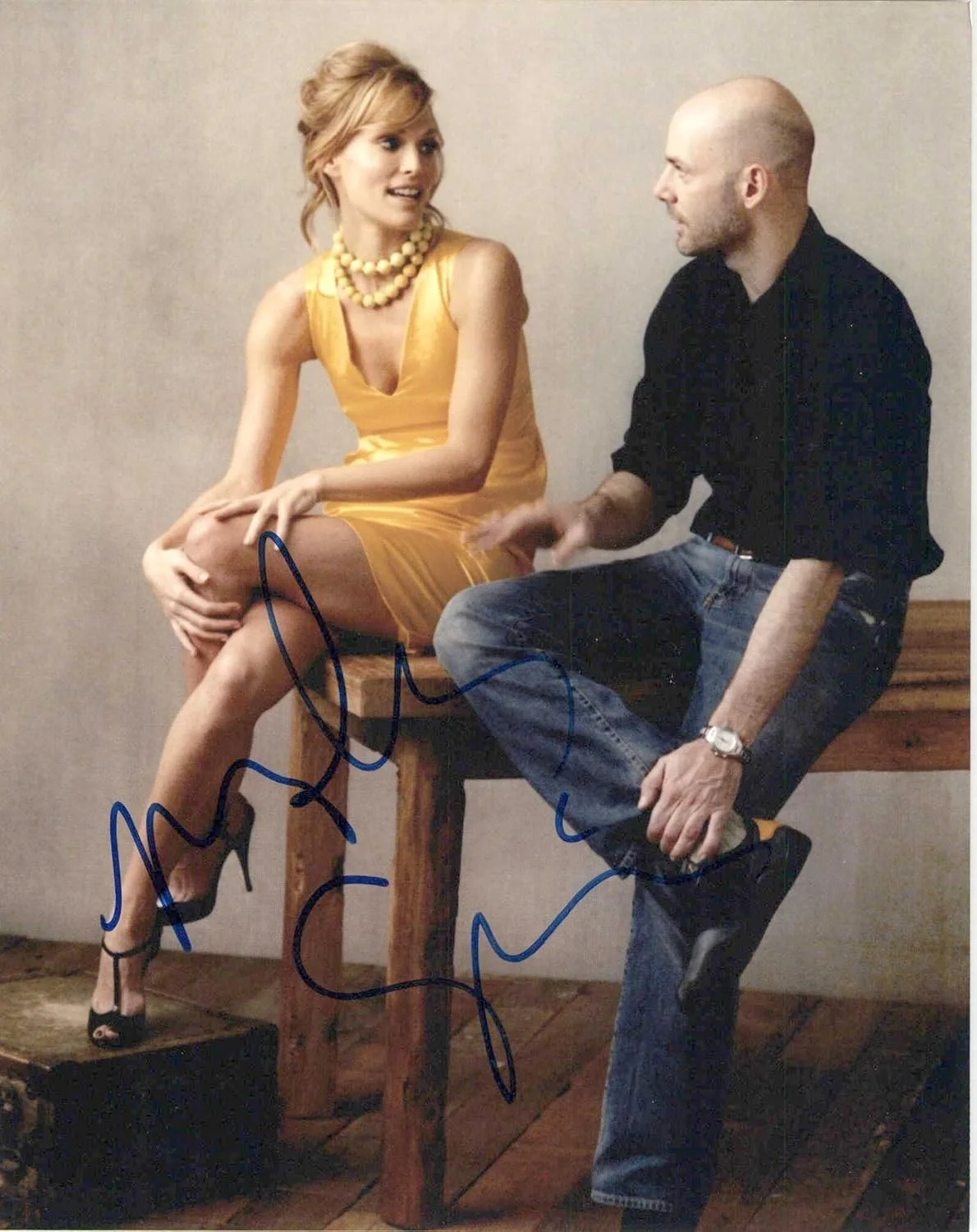 Molly Sims — Molly Sims Signed Autographed Color Glossy 8x10 Photo