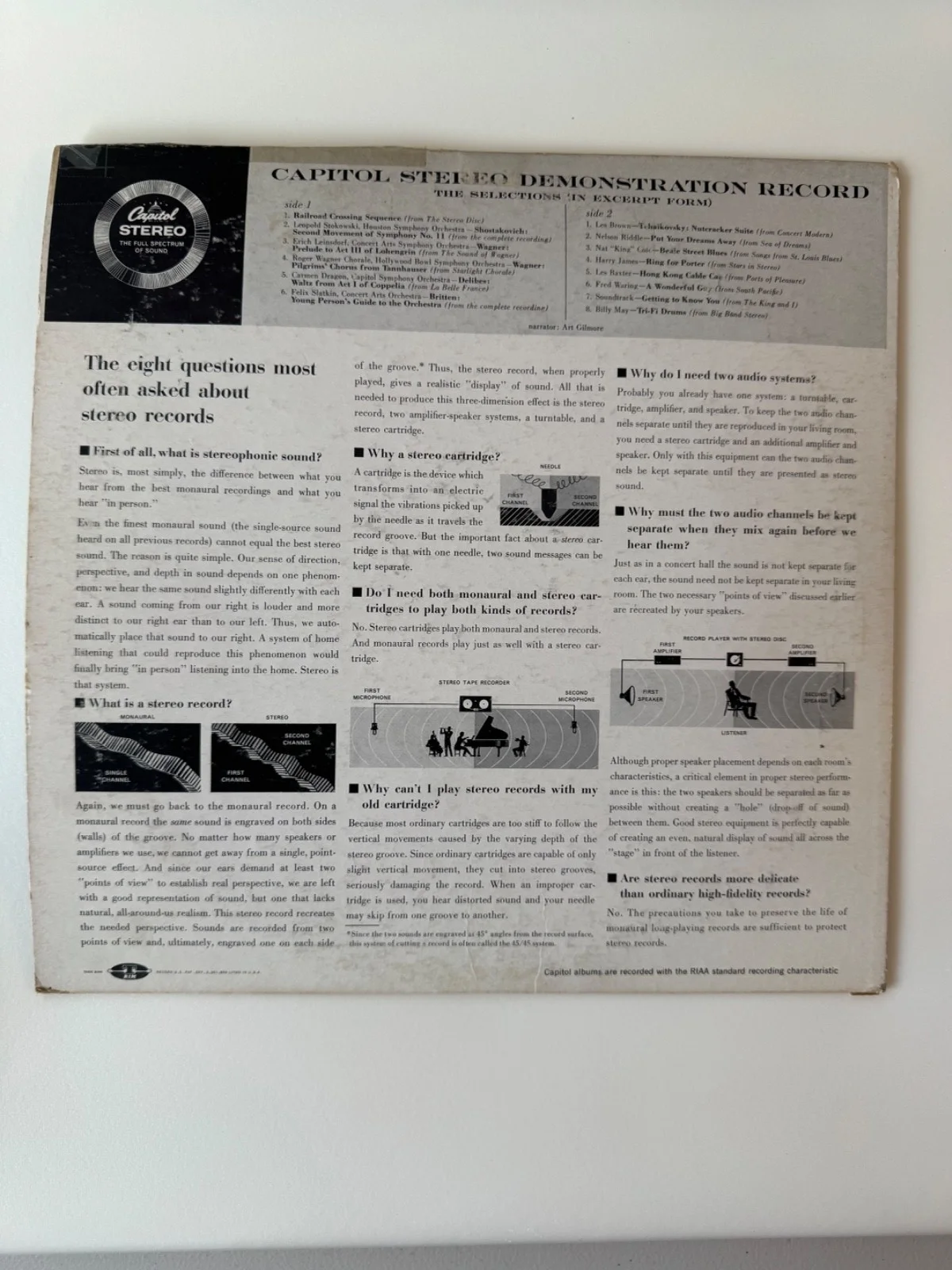 Capital Stereo Demonstration Record PRO 638 Not For Sale Vinyl LP, image 2