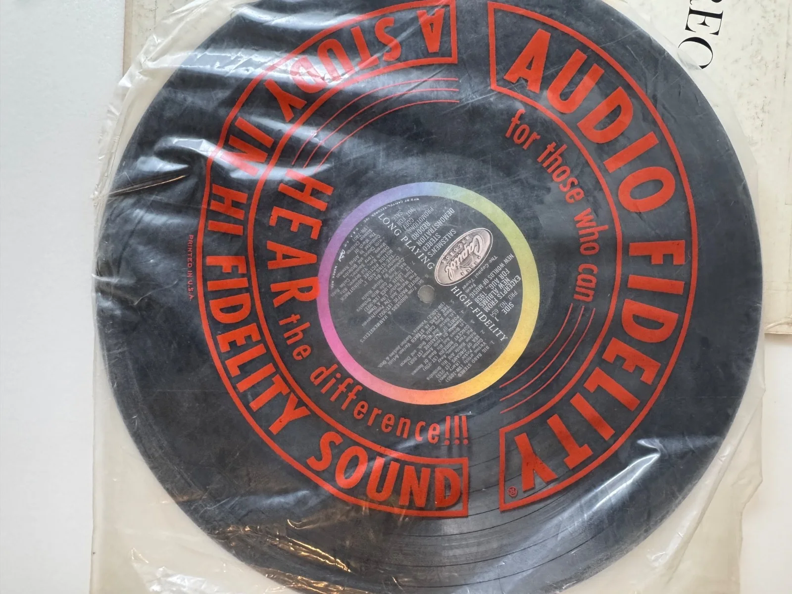 Capital Stereo Demonstration Record PRO 638 Not For Sale Vinyl LP, image 3