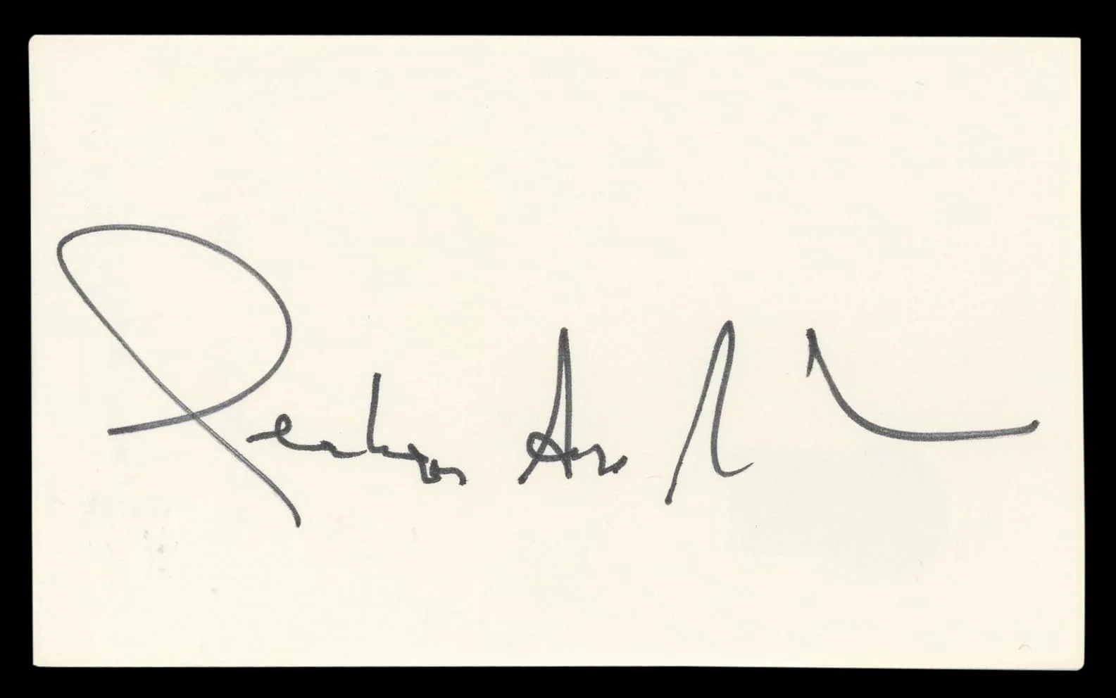 Penelope Ann Miller — Penelope Ann Miller Carlito's Way Authentic Signed 3x5 Index Card BAS #BL96907, изображение 4