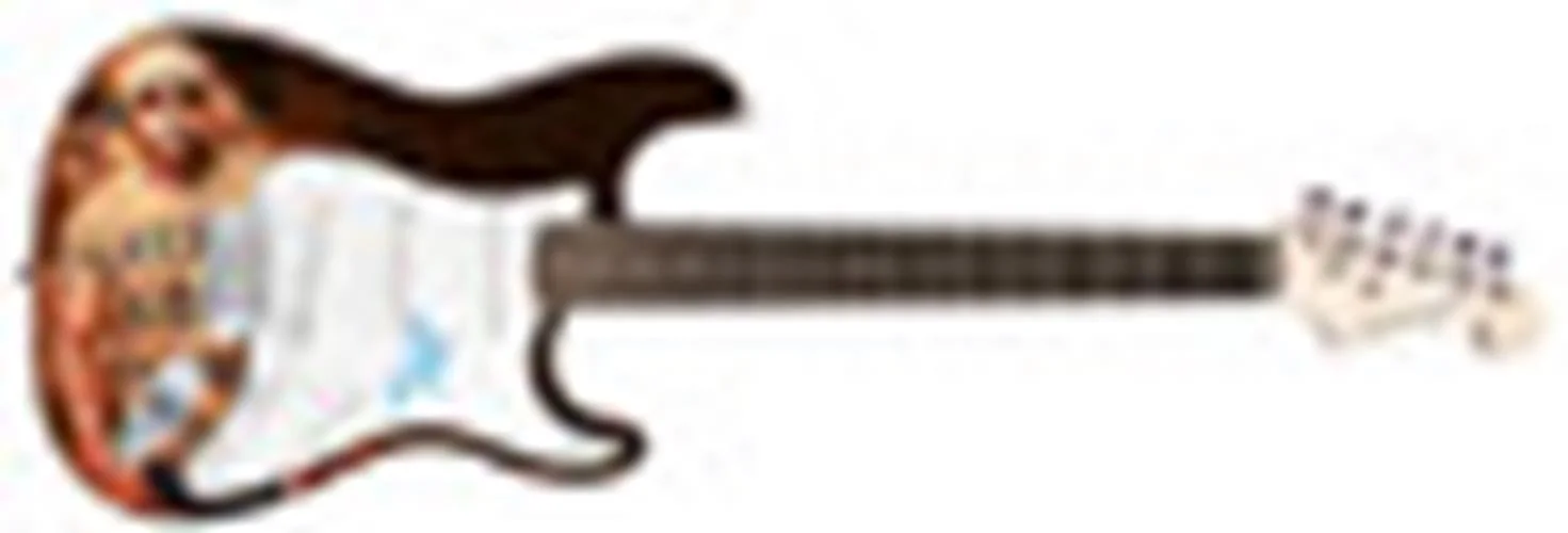 LL Cool J Signed "Electric Legacy" Custom Graphics Guitar ACOA, image 2