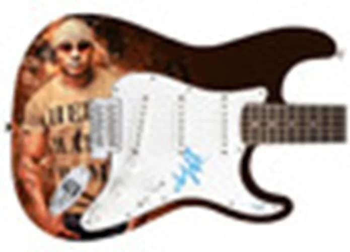 LL Cool J Signed "Electric Legacy" Custom Graphics Guitar ACOA, image 3