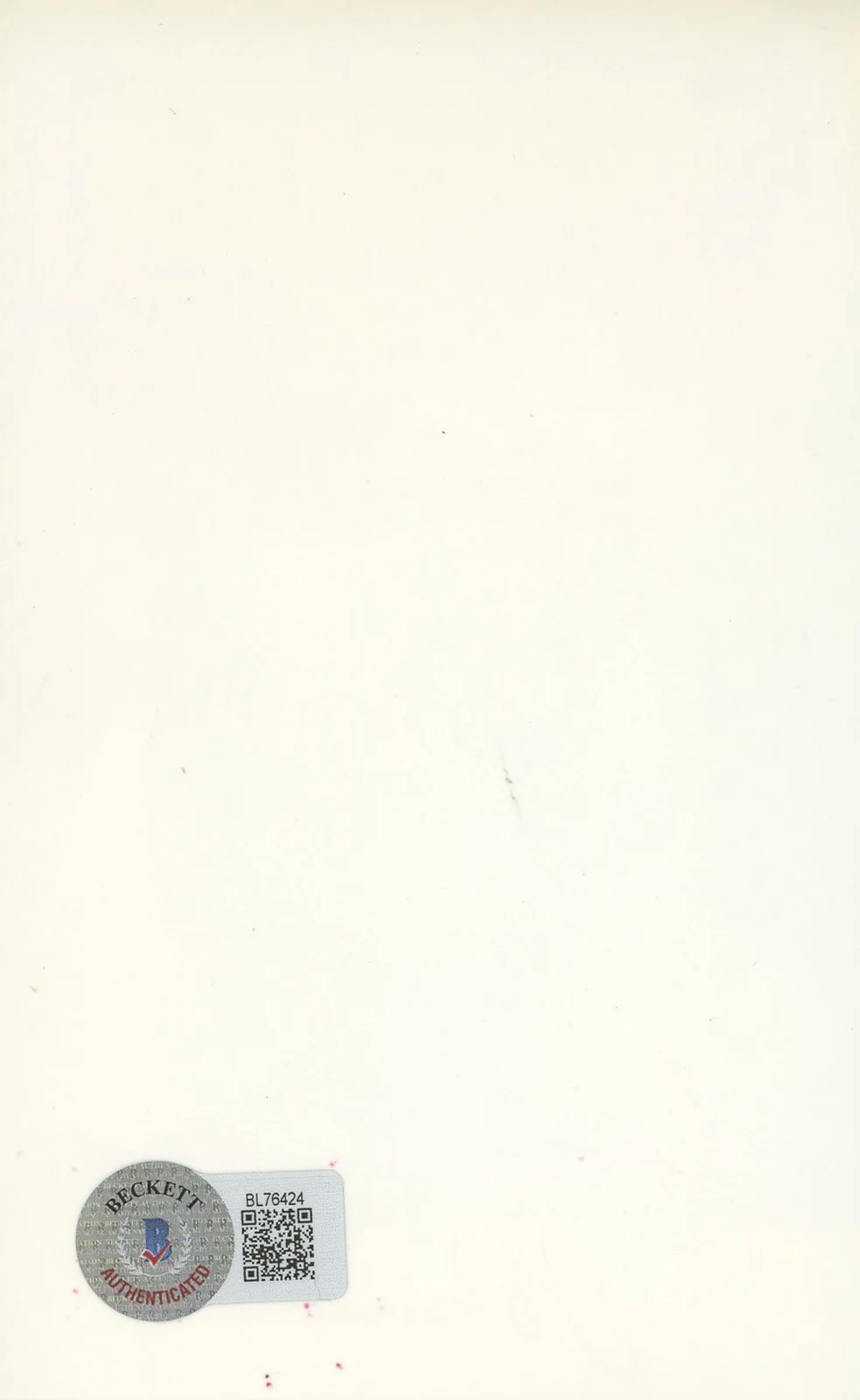 John Hurt — John Hurt 1984 Authentic Signed 3.5x5.5 Black & White Photo BAS #BL76424, image 2