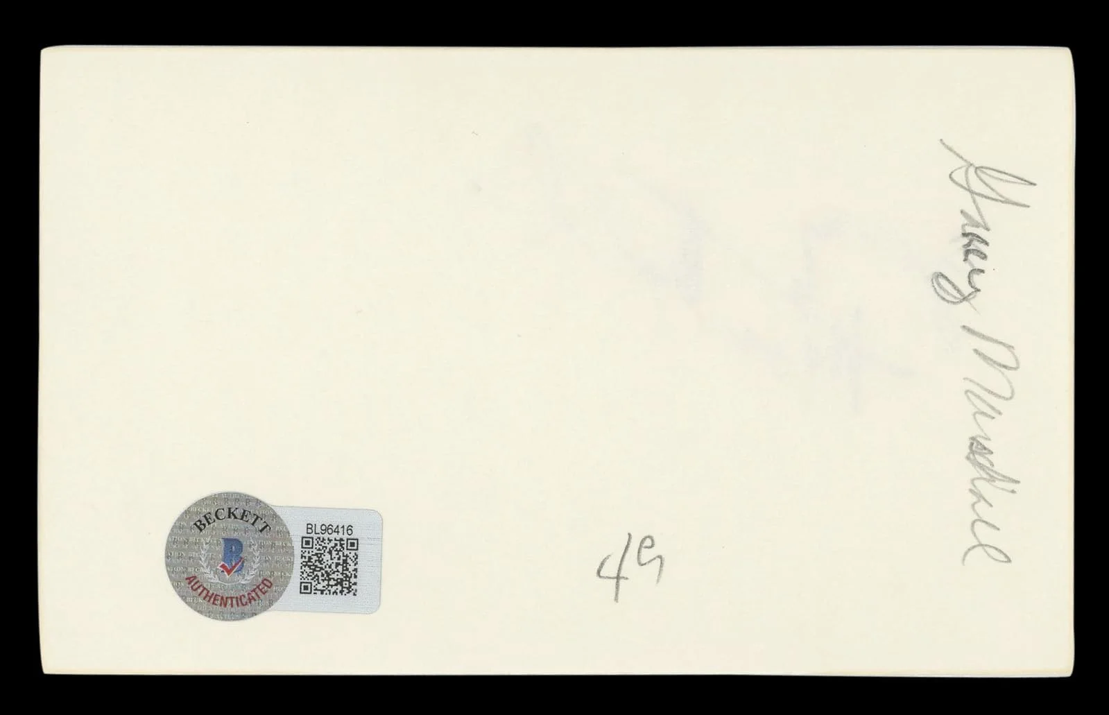 Garry Marshall — Garry Marshall The Princess Diaries Authentic Signed 3x5 Index Card BAS #BL96416, image 5