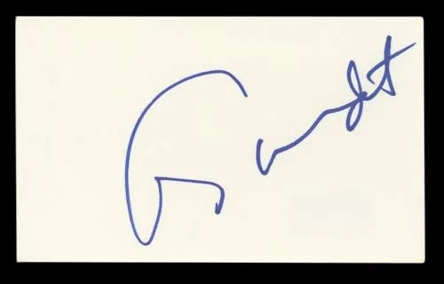 George Wendt — George Wendt Cheers Authentic Signed 3x5 Index Card Autographed BAS #BL96552, image 3