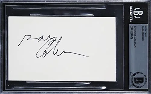 Gary Coleman — Gary Coleman Diff'rent Strokes Authentic Signed 3x5 Index Card BAS Slabbed 2, image 3