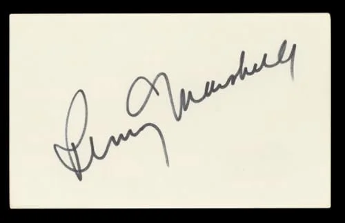 Penny Marshall — Penny Marshall Laverne & Shirley Authentic Signed 3x5 Index Card BAS #BL96541, изображение 3
