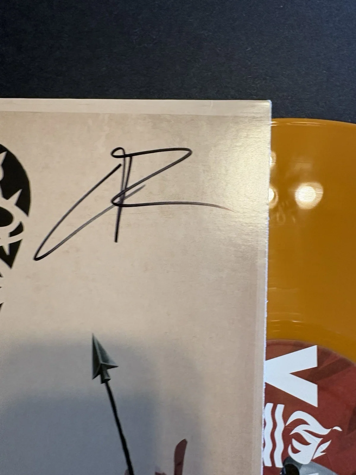 Hot Water Music Band Signed “Vows” Autographed Orange Colored Vinyl w/ COA, изображение 5