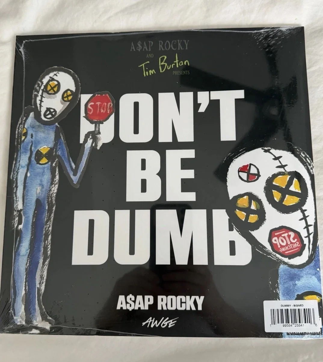 DUMMY SIGNED 2 DISC VINYL LP SIGNED INSERT BY ASAP ROCKY LIMITED EDITION, image 2