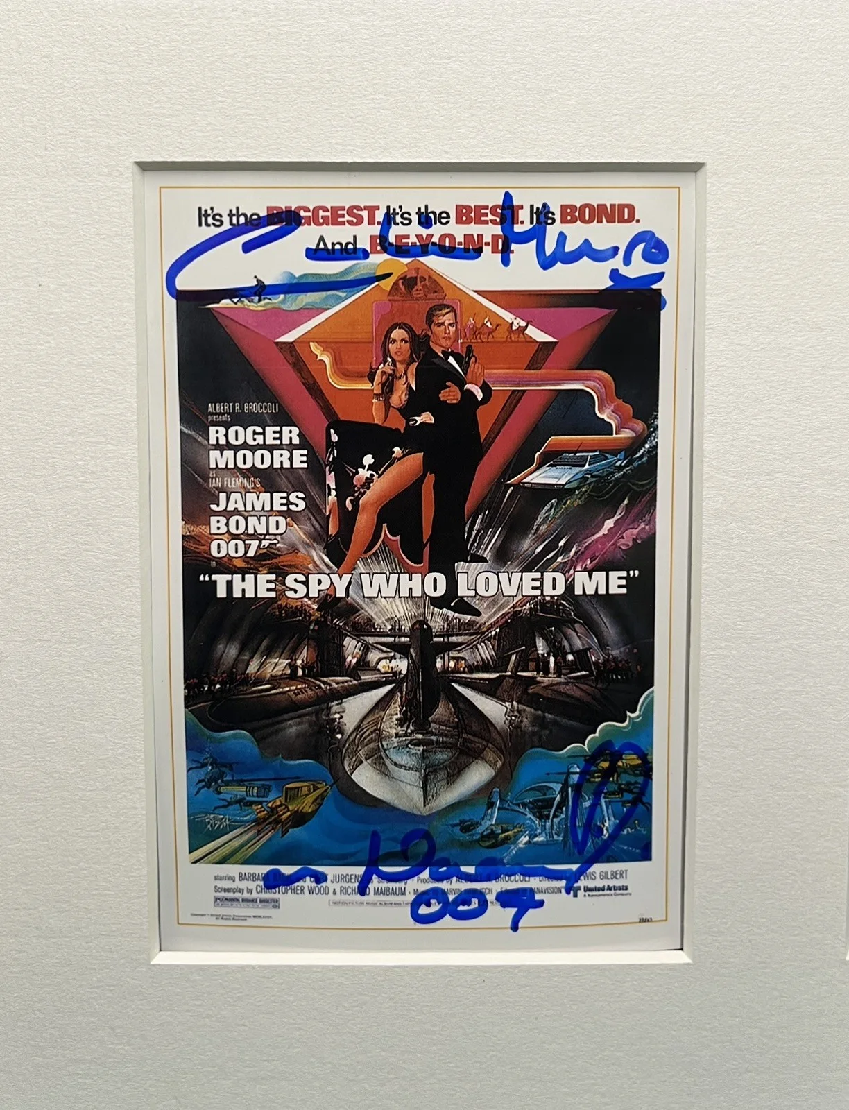 Caroline Munro The Spy who loved me Original 35mm Film Cell Mounted Display, image 2