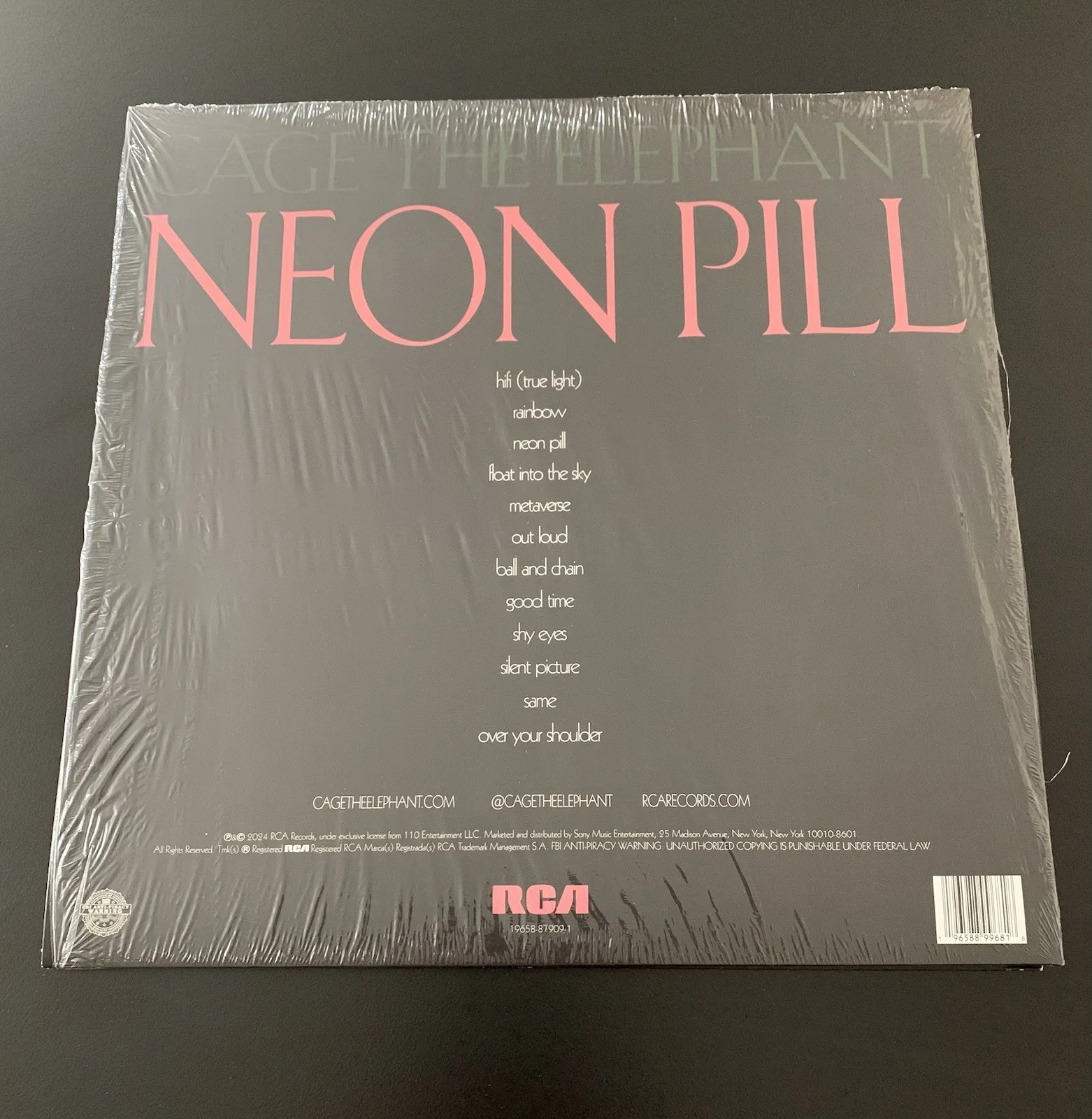 SIGNED Cage The Elephant - Neon Pill - Vinyl Record LP, image 4