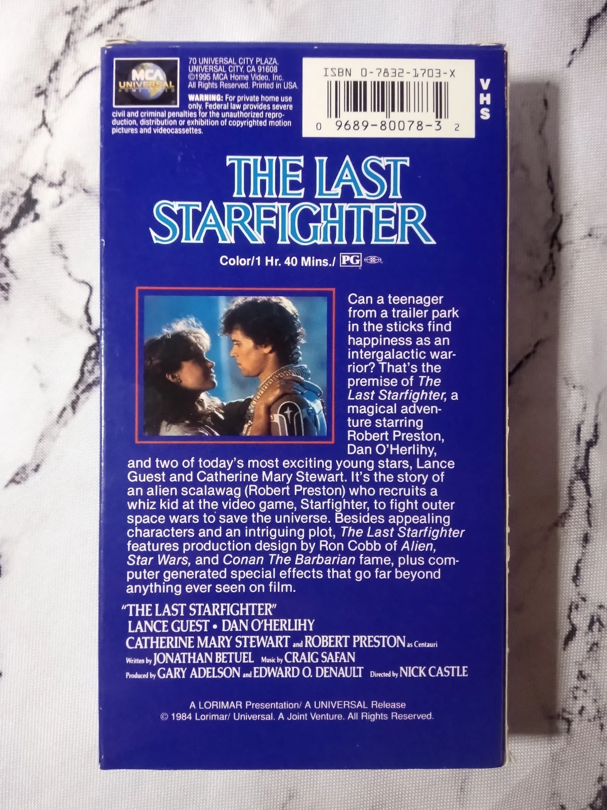 Nick Castle — Nick Castle Signed The Last Star Fighter (VHS, 1984) Custom Spool Swap Tested, image 4