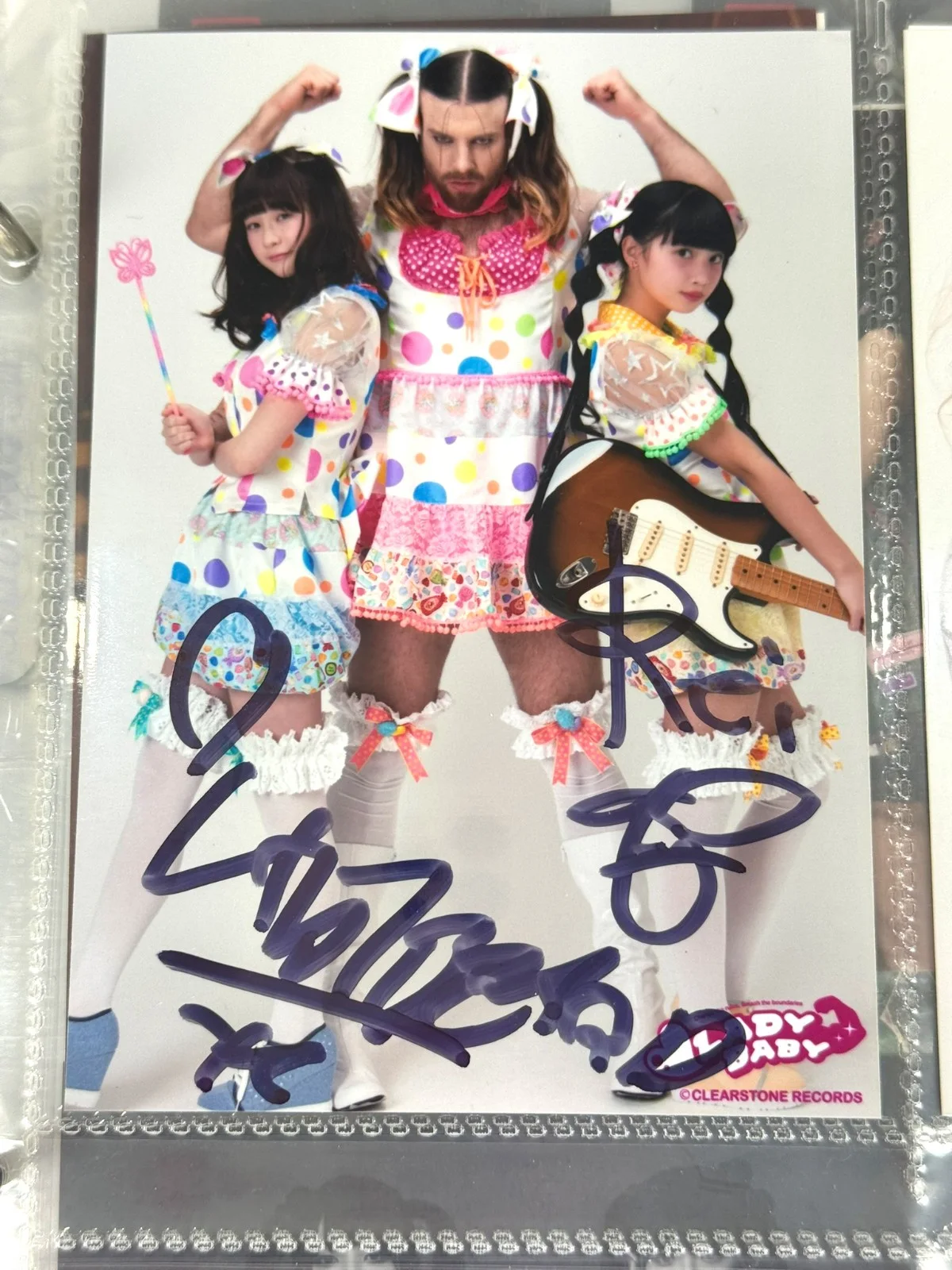 Ladybaby Photos Autograph Rei Kuromiya Rie Kaneko Ladybeard Japanese Idol Music, изображение 2