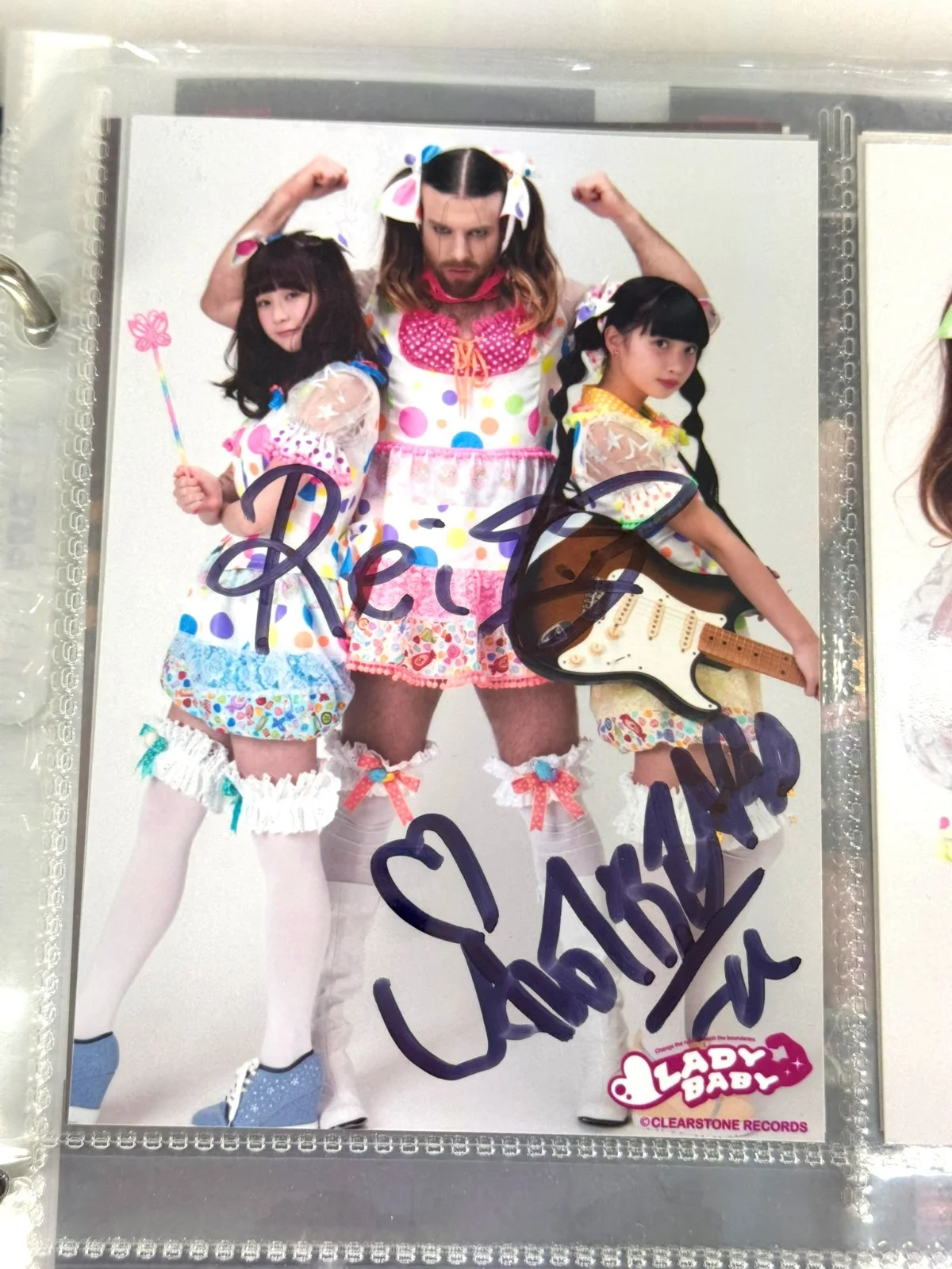 Ladybaby Photos Autograph Rei Kuromiya Rie Kaneko Ladybeard Japanese Idol Music, изображение 2