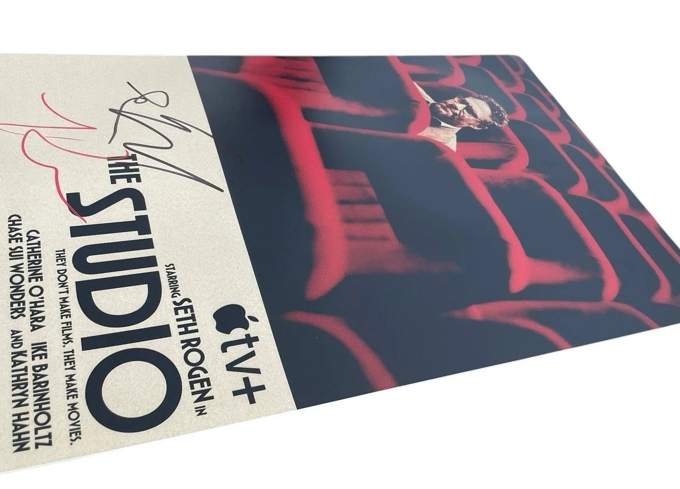 THE STUDIO SIGNED AUTOGRAPH 12x18 PHOTO B PROOF SETH ROGEN GOLDBERG HAHN JSA COA, изображение 5