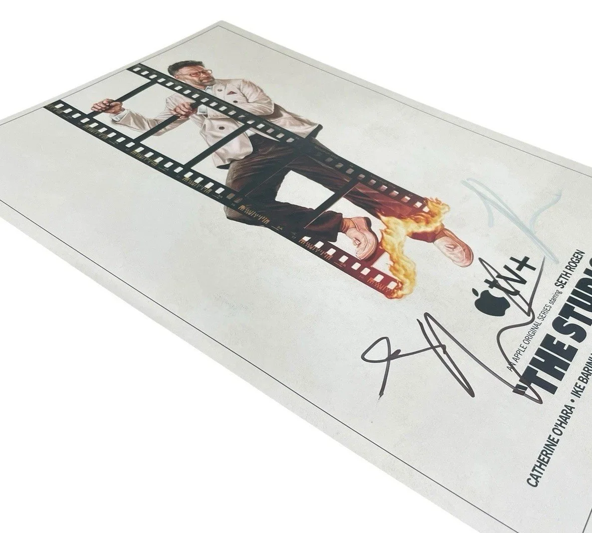 THE STUDIO SIGNED AUTOGRAPH 12x18 PHOTO C PROOF SETH ROGEN GOLDBERG HAHN JSA COA, изображение 4
