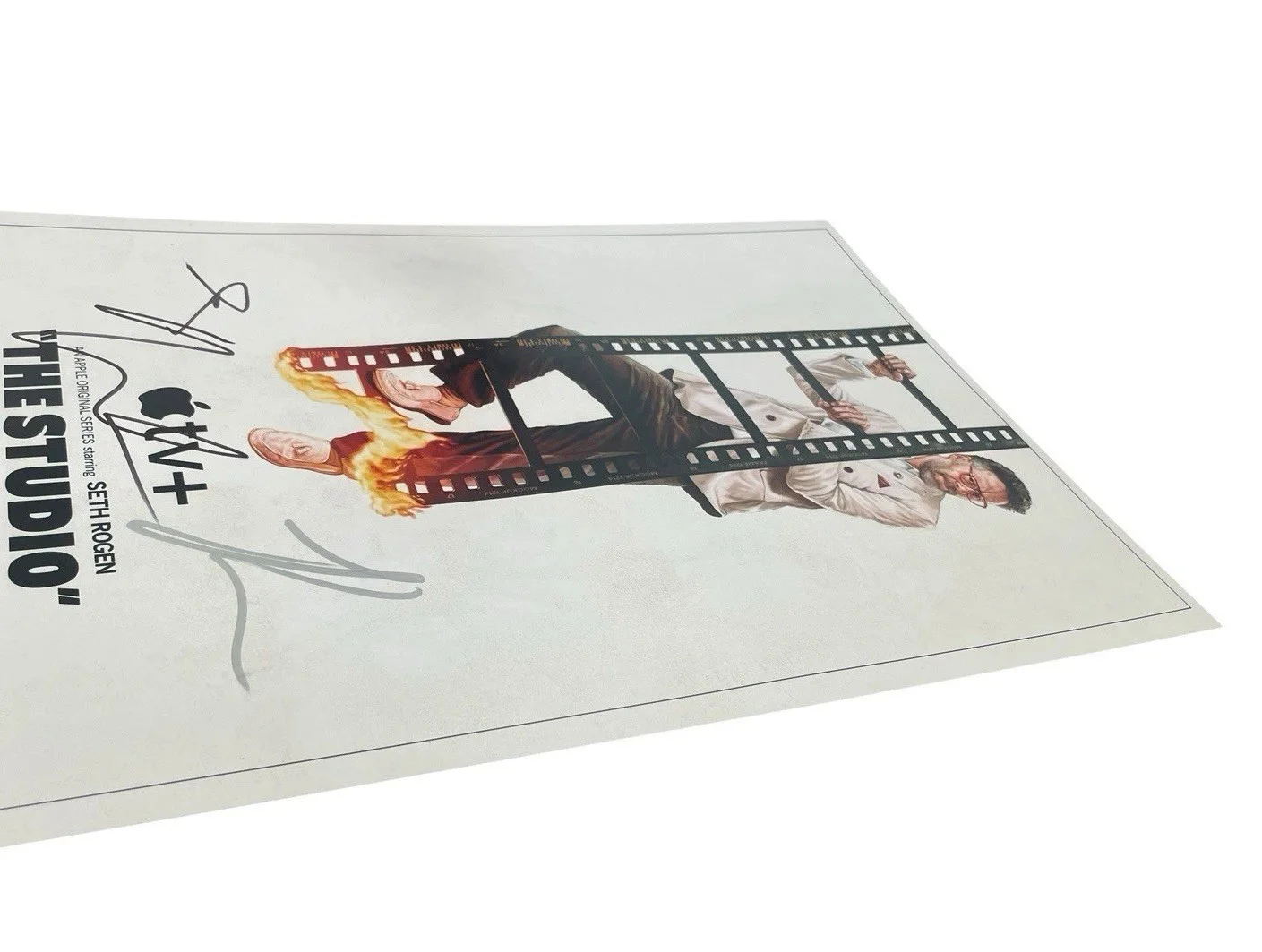 THE STUDIO SIGNED AUTOGRAPH 12x18 PHOTO C PROOF SETH ROGEN GOLDBERG HAHN JSA COA, изображение 5
