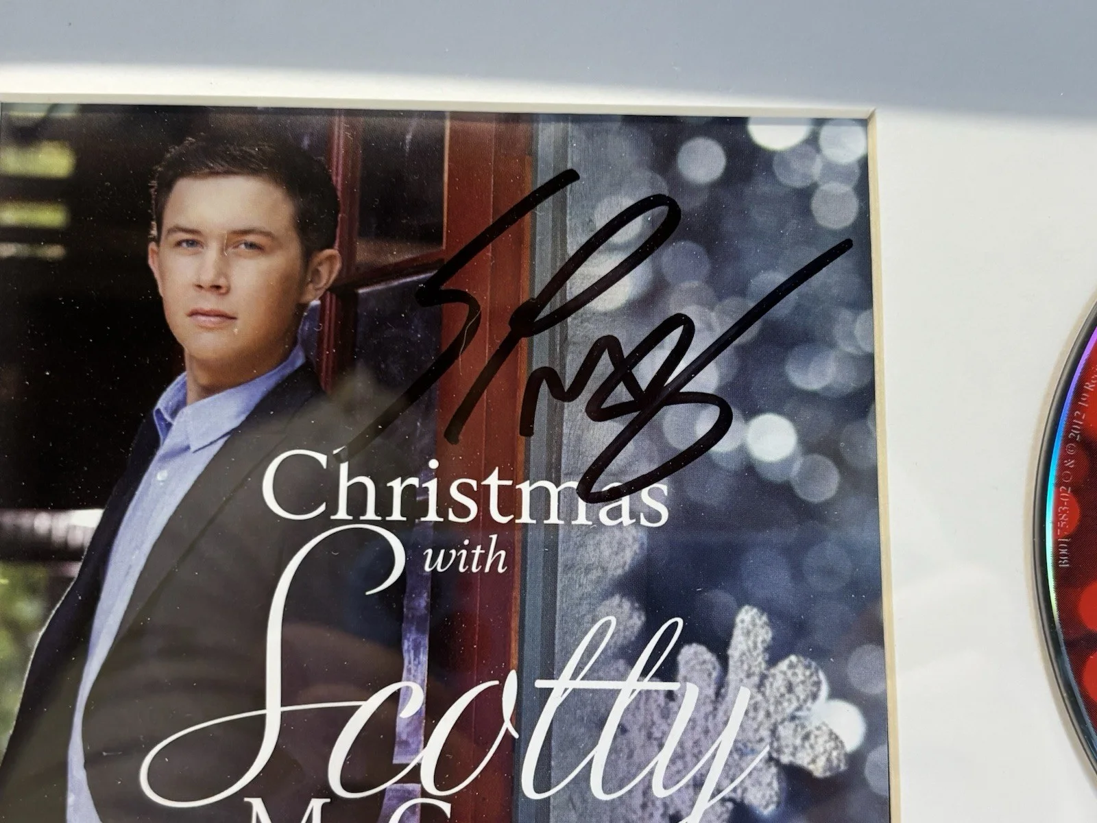 Scotty McCreery Signed CD Framed Christmas Album Beckett Authentic Autographed, изображение 2
