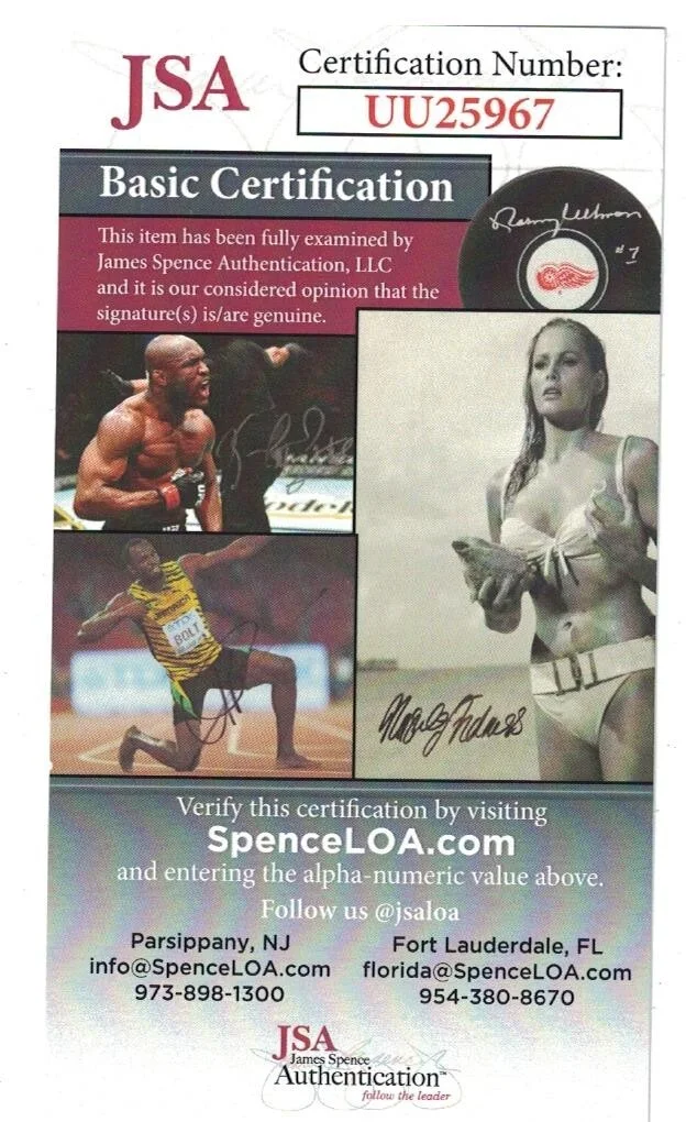 Angie Dickinson — ANGIE DICKINSON JSA Autographed 11X14 Jessica Lobby Card FREE SHIPPING! Not PSA, изображение 3