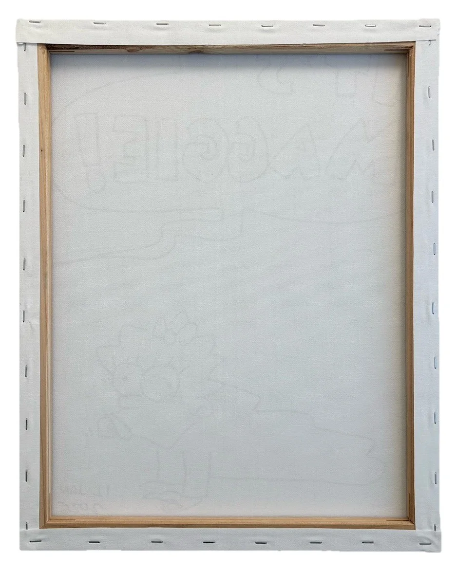Matt Groening — Matt Groening Signed 16x20 Canvas Maggie Simpson Sketch PSA/DNA LOA 10 AUTO, image 4