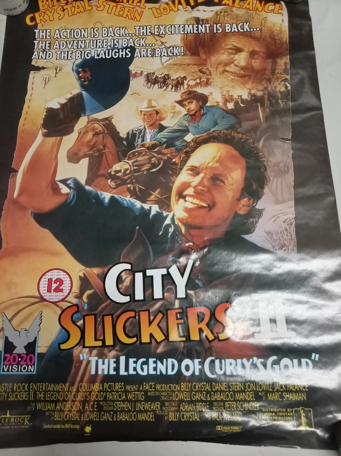 CITY SLICKERS 2 Original One Sheet Movie Poster - 1994 - Billy Crystal, изображение 3