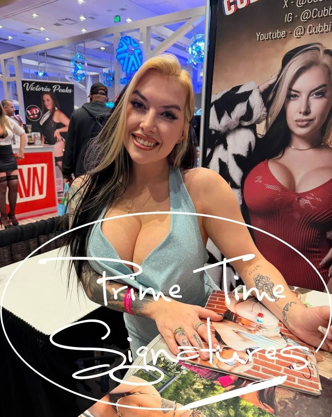 Cubbi Thompson — Hot Sexy Cubbi Thompson Signed 8x10 Photo Adult Star Autograph Beckett Hologram, изображение 2