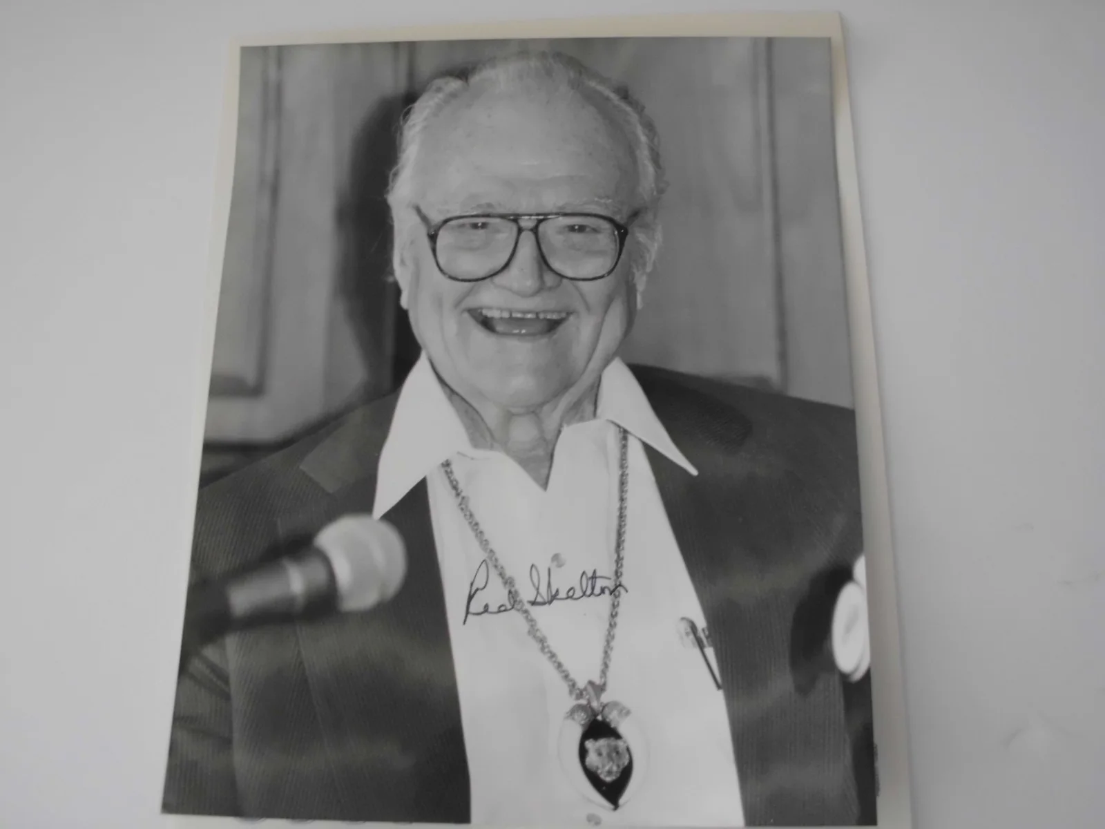 Red Skelton — Red Skelton autographed photograph 8X10 Certificate of Authenticity, image 3