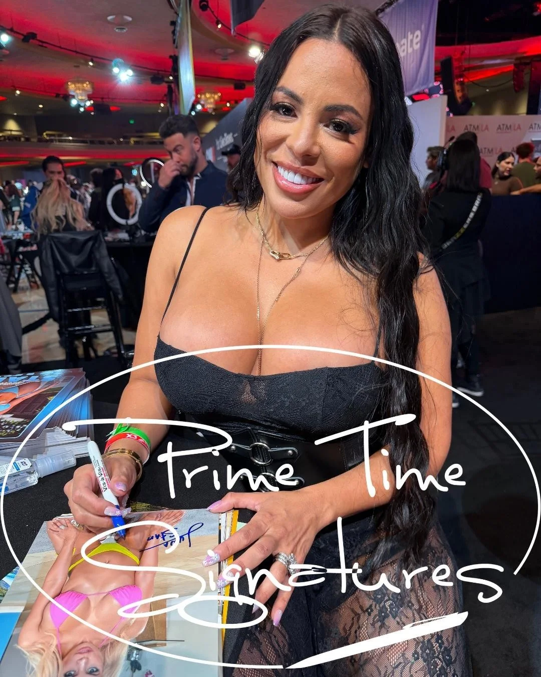 Luna Star — Hot Sexy Luna Star Signed 8x10 Photo Adult Star Autograph Beckett Hologram, изображение 2