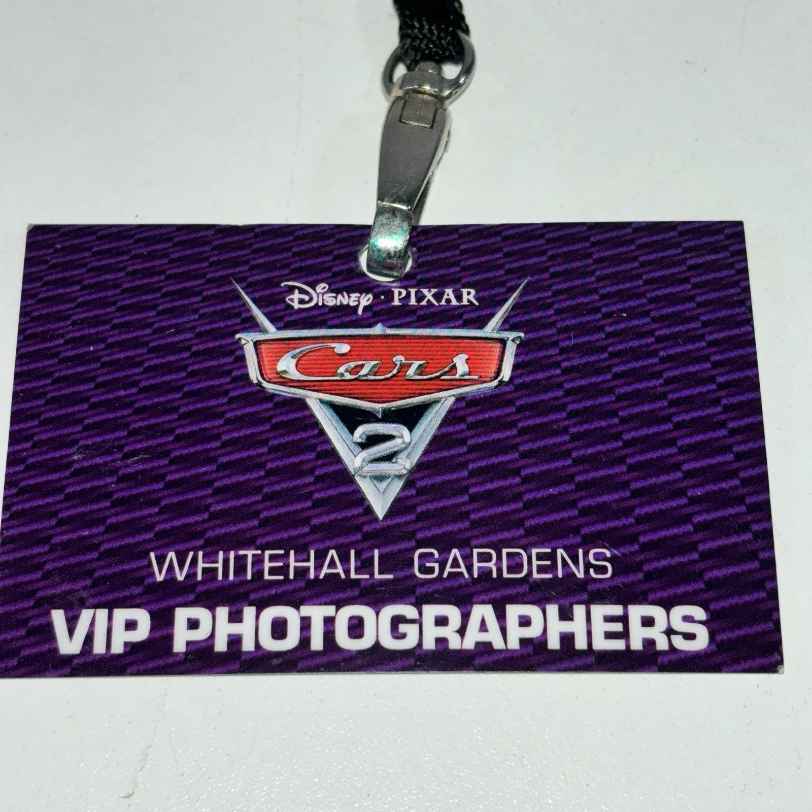 Cars 2 Premiere Press Pass Media Credentials Access VIP Photographer Disney, image 2