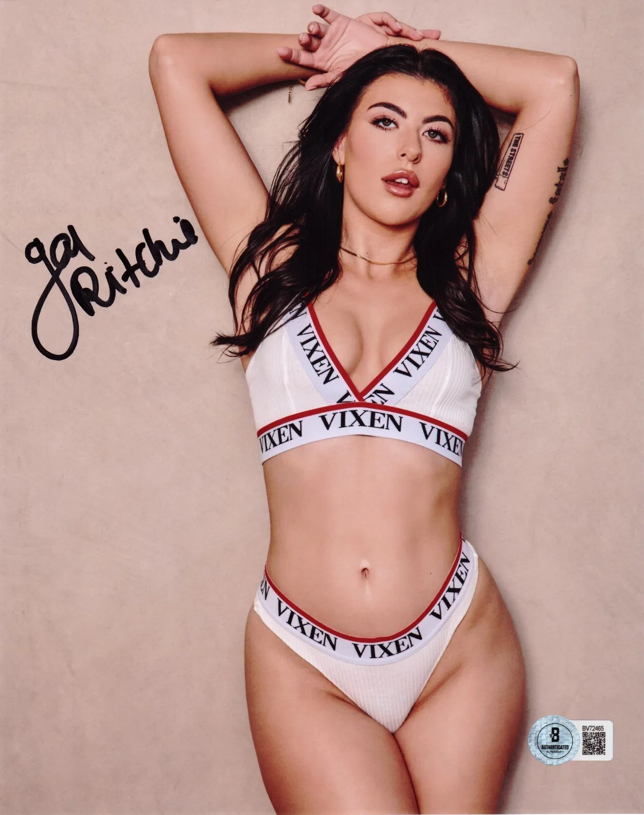 Gal Richie — Hot Sexy Gal Richie Signed 8x10 Photo Adult Star Autograph Beckett Hologram