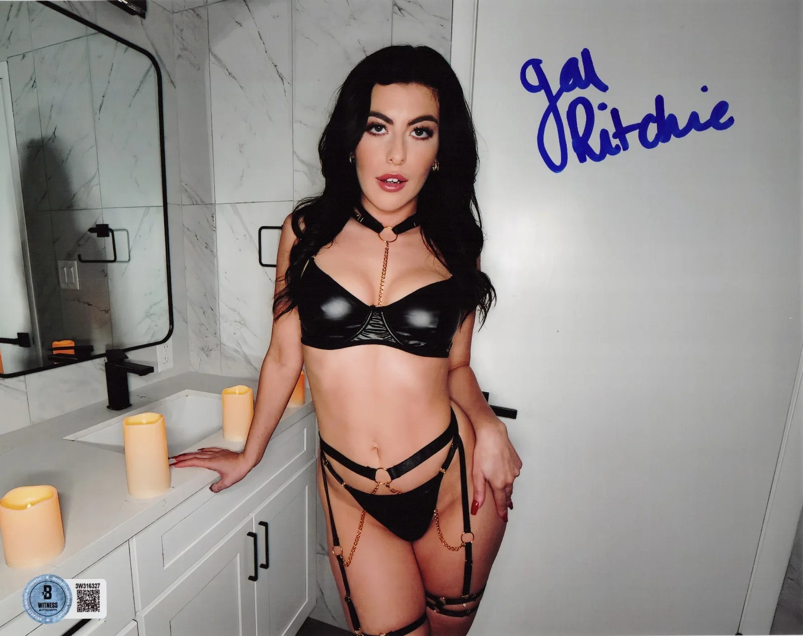 Gal Richie — Hot Sexy Gal Richie Signed 8x10 Photo Adult Star Autograph Beckett Hologram
