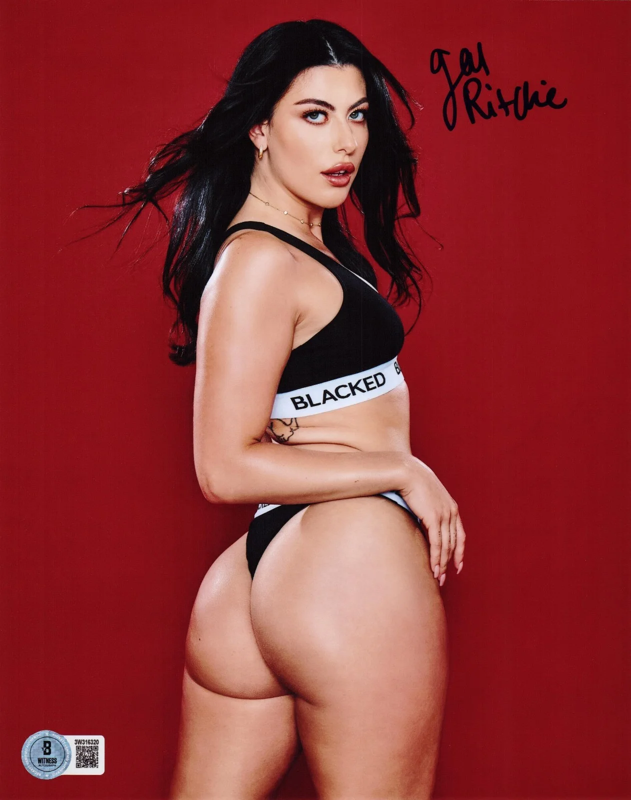 Gal Richie — Hot Sexy Gal Richie Signed 8x10 Photo Adult Star Autograph Beckett Hologram