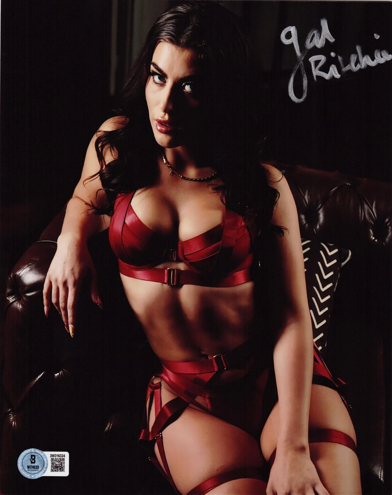 Gal Richie — Hot Sexy Gal Richie Signed 8x10 Photo Adult Star Autograph Beckett Hologram