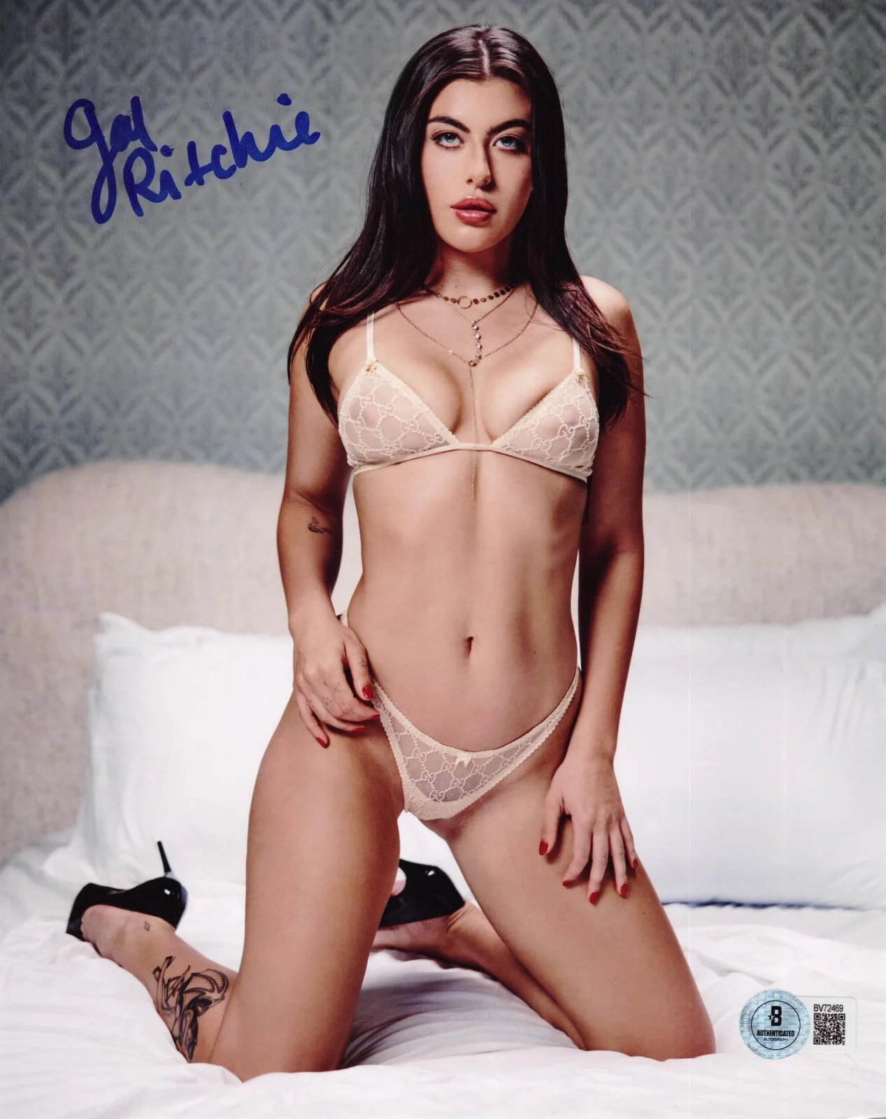 Gal Richie — Hot Sexy Gal Richie Signed 8x10 Photo Adult Star Autograph Beckett Hologram