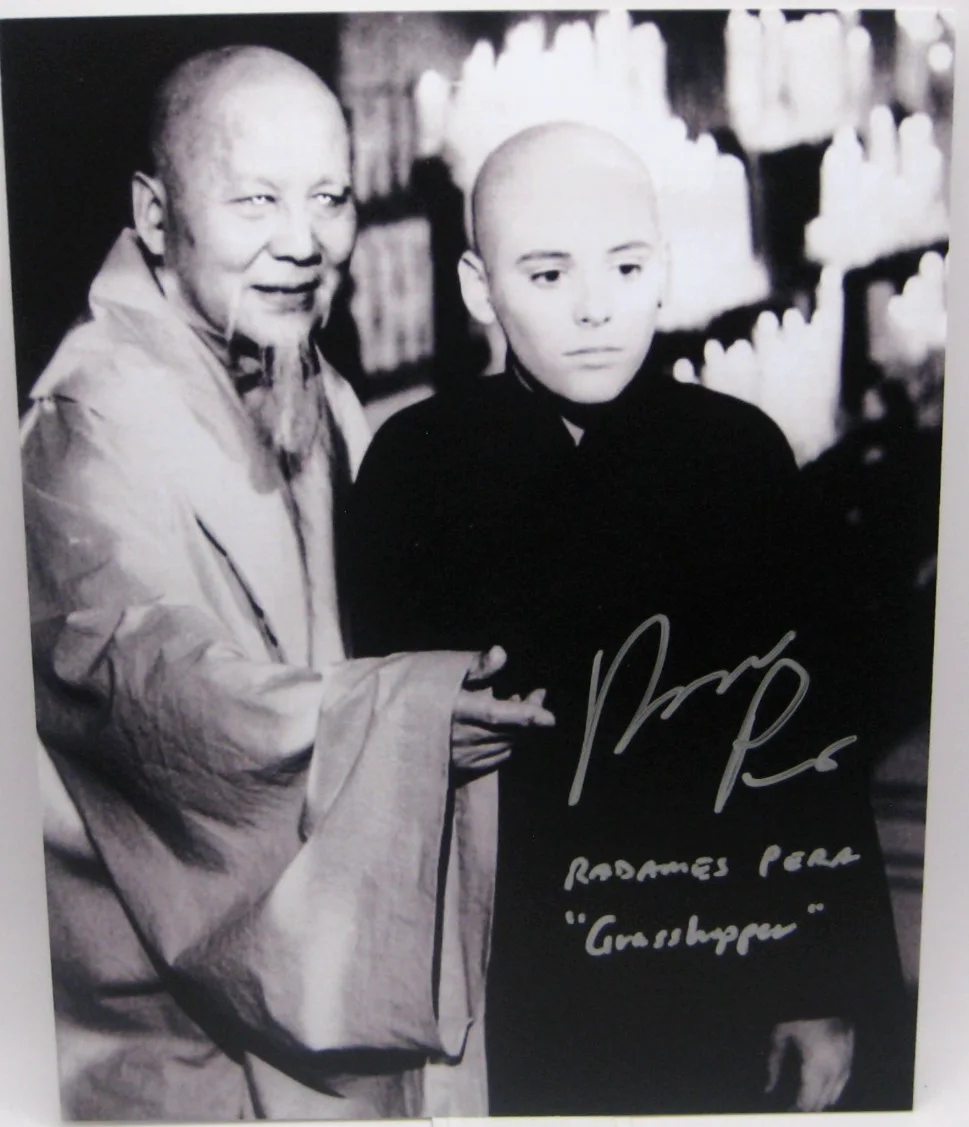 Radamas Pera — RADAMES PERA' "GRASSHOPPER" KUNG FU AUTOGRAPHED 8X10 PHOTO COA FREE SHIPPING, image 2