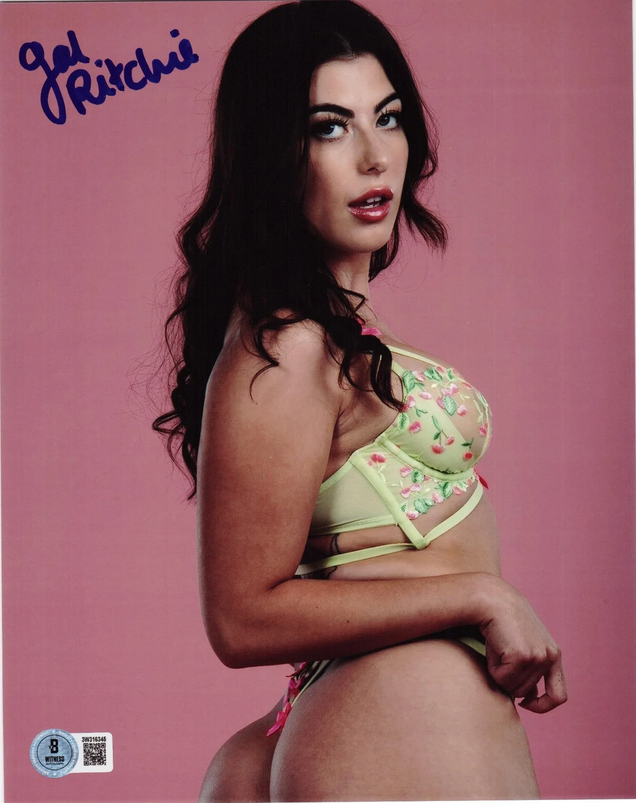 Gal Richie — Hot Sexy Gal Richie Signed 8x10 Photo Adult Star Autograph Beckett Hologram
