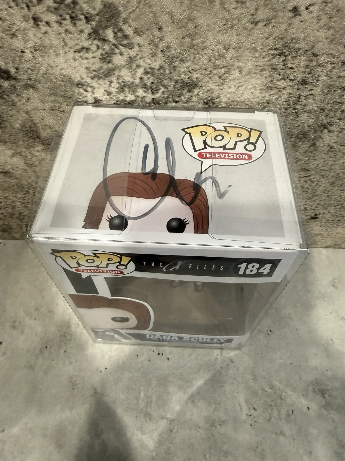 Gillian Anderson Signed Autographed Funko Pop #184 Dana Scully PSA/DNA Authentic, image 2