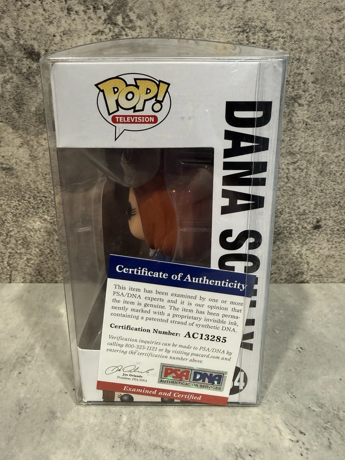 Gillian Anderson Signed Autographed Funko Pop #184 Dana Scully PSA/DNA Authentic, image 3