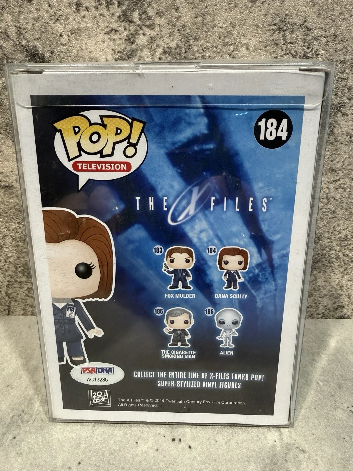 Gillian Anderson Signed Autographed Funko Pop #184 Dana Scully PSA/DNA Authentic, image 4