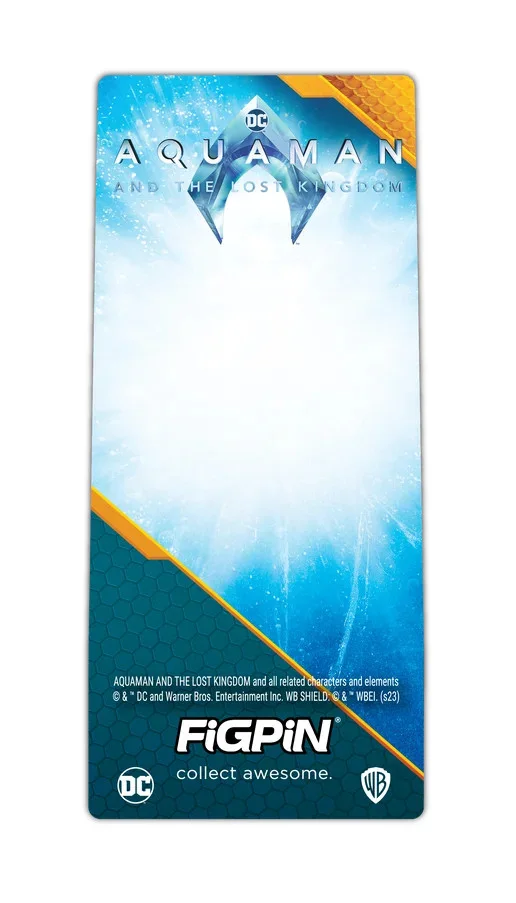 FiGPiN Aquaman (1527) DC-Aquaman and the Lost Kingdom LE100 3-Inch Enamel Pin, изображение 2