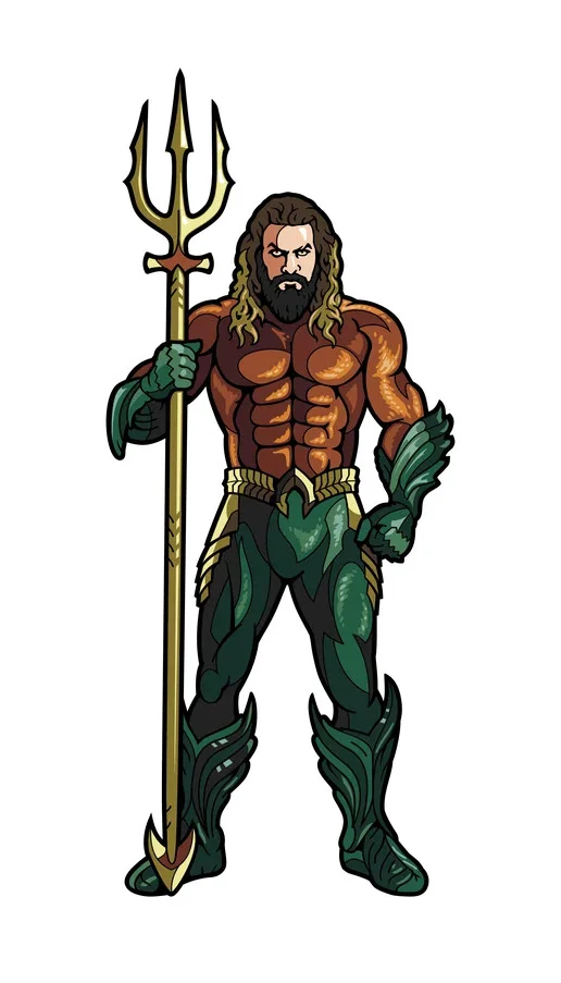 FiGPiN Aquaman (1527) DC-Aquaman and the Lost Kingdom LE100 3-Inch Enamel Pin, изображение 4