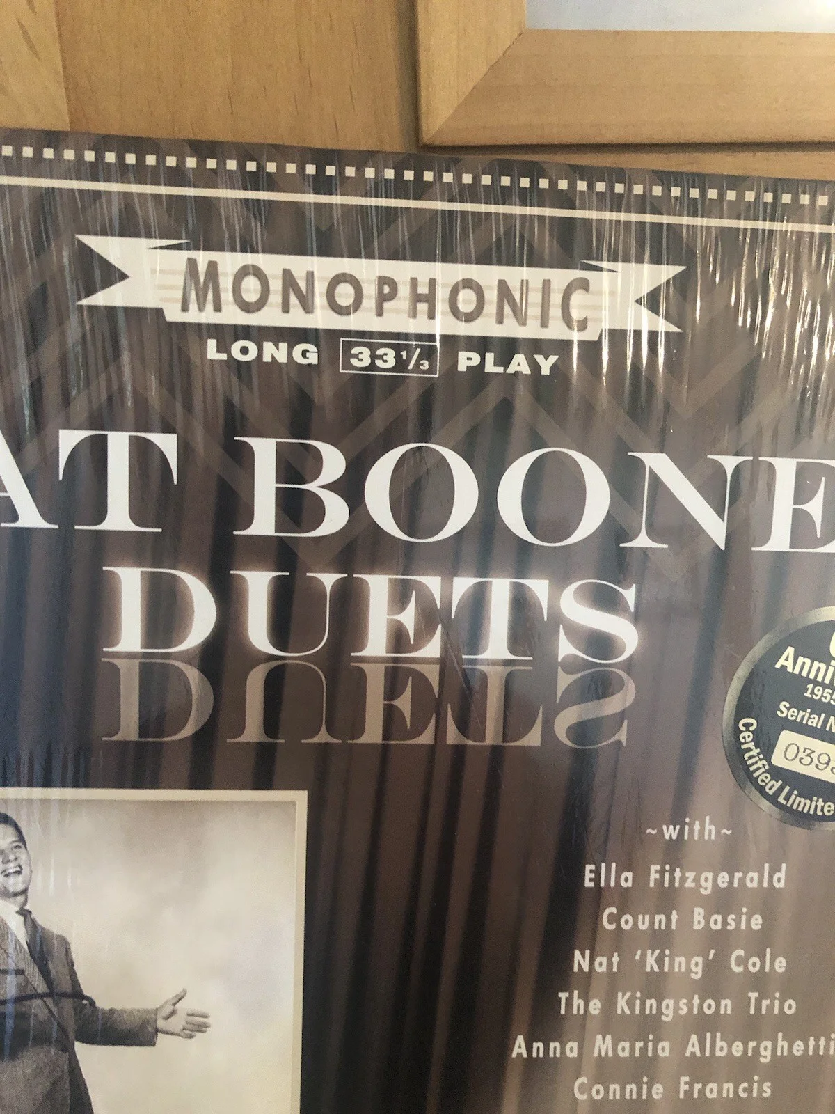 Autographed Pat Boone Duets 60th Anniversary Serial Number 0392 Certified, изображение 2