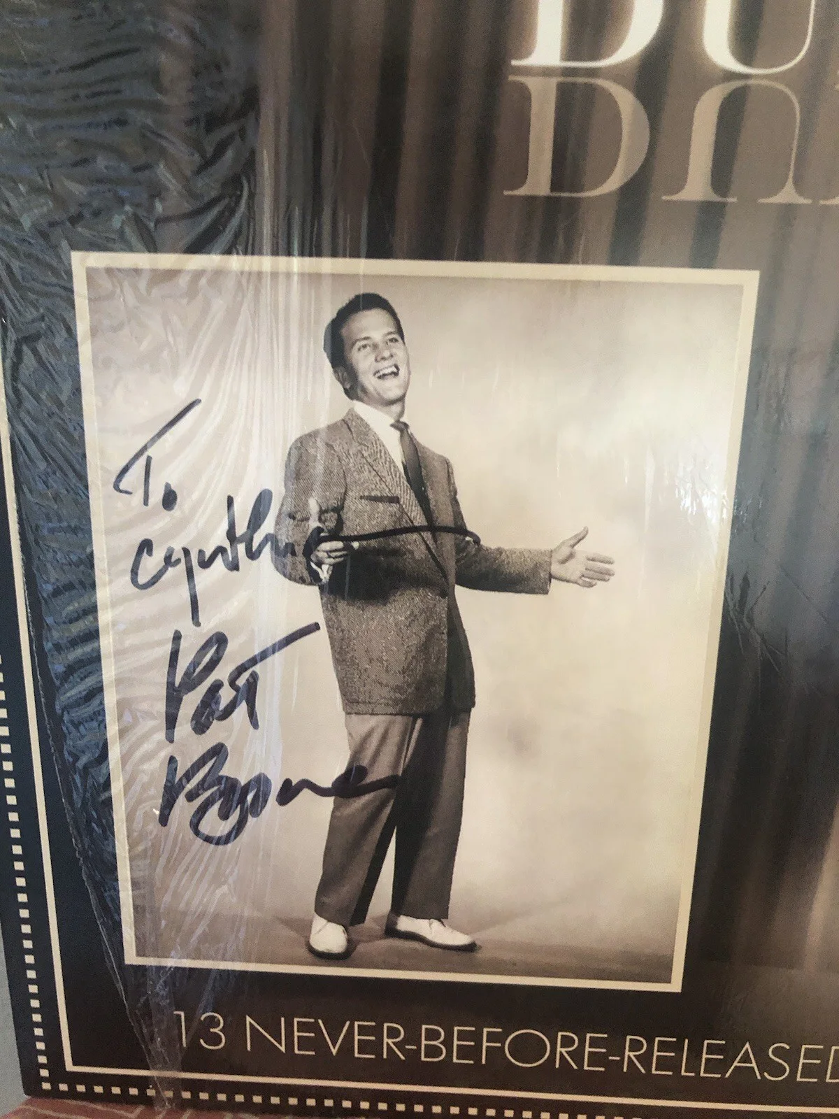 Autographed Pat Boone Duets 60th Anniversary Serial Number 0392 Certified, изображение 4