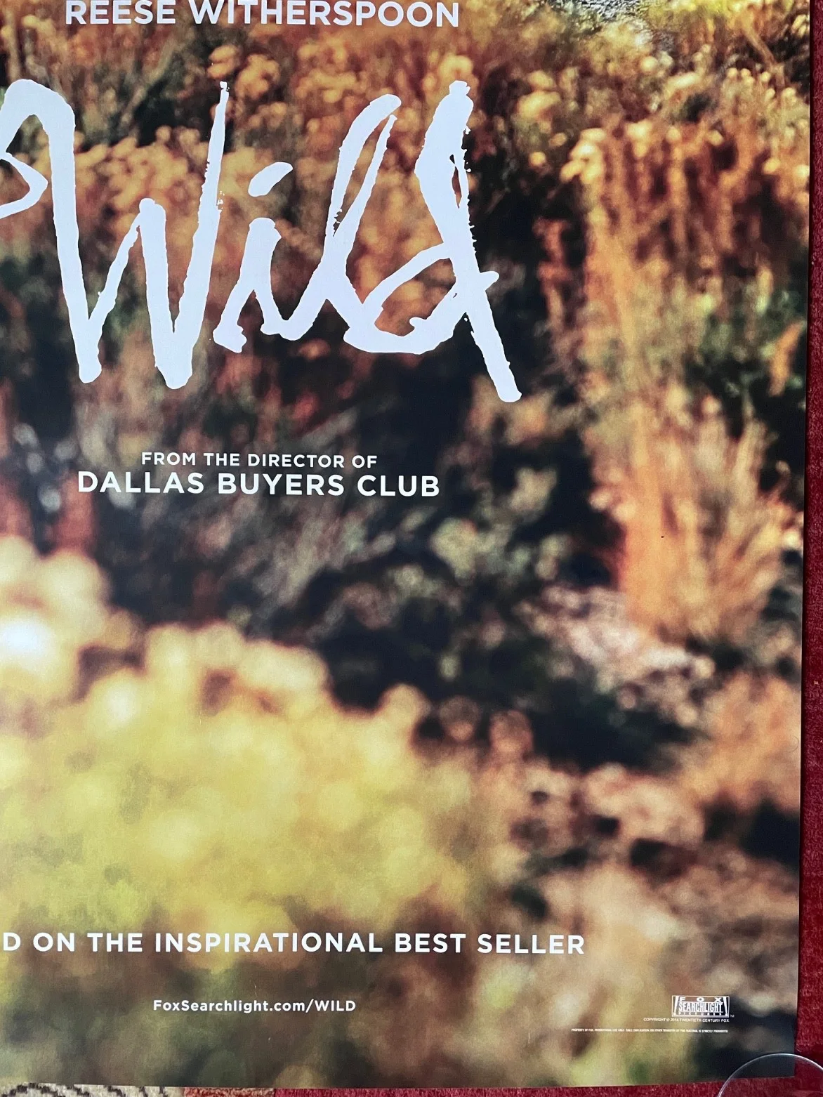 WILD (2015) Original UK One Sheet Movie Poster Reese Witherspoon, image 5