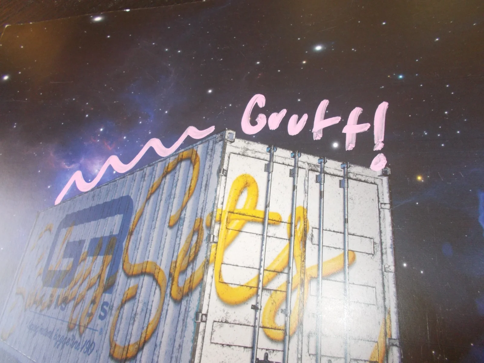 GRUFF RHY'S SIGNED CELESTIAL CANDYFLOSS PROMO RECORD STORE FLAT IN LAS VEGAS, image 2