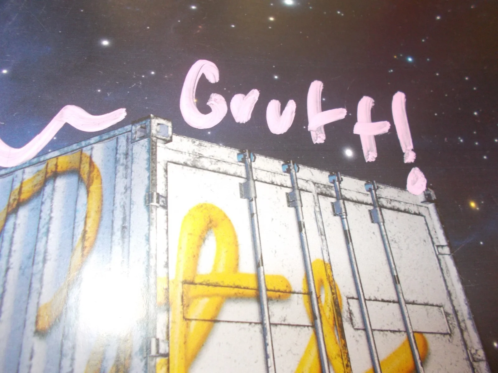 GRUFF RHY'S SIGNED CELESTIAL CANDYFLOSS PROMO RECORD STORE FLAT IN LAS VEGAS, image 3
