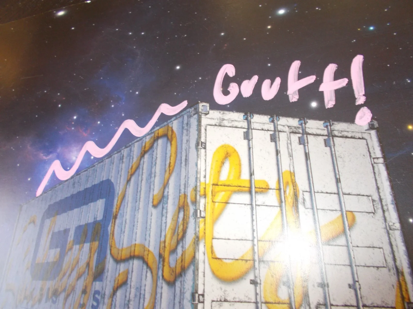 GRUFF RHY'S SIGNED CELESTIAL CANDYFLOSS PROMO RECORD STORE FLAT IN LAS VEGAS, image 4