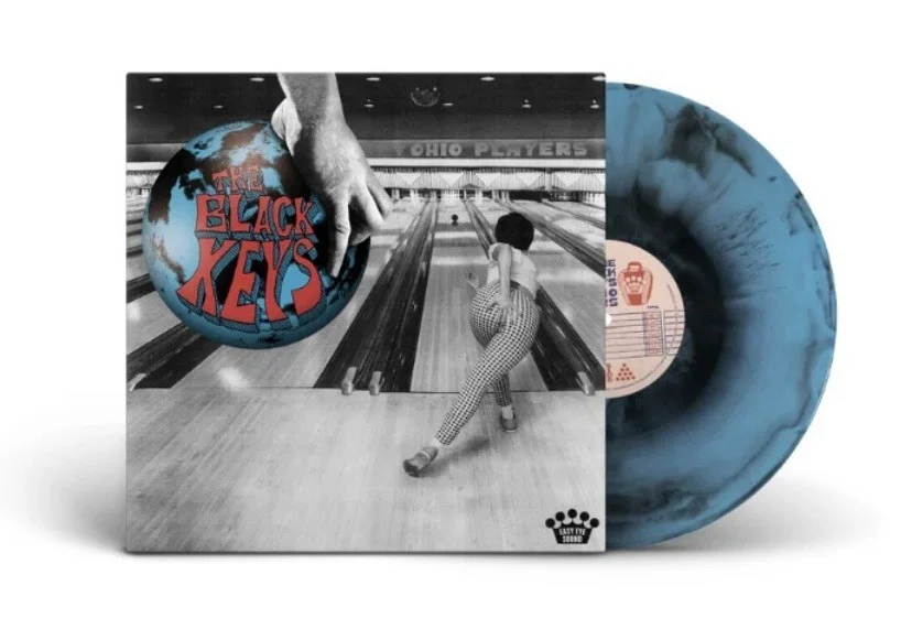 SIGNED The Black Keys - Ohio Players - Galaxy Cool Blue Vinyl Record LP, изображение 3