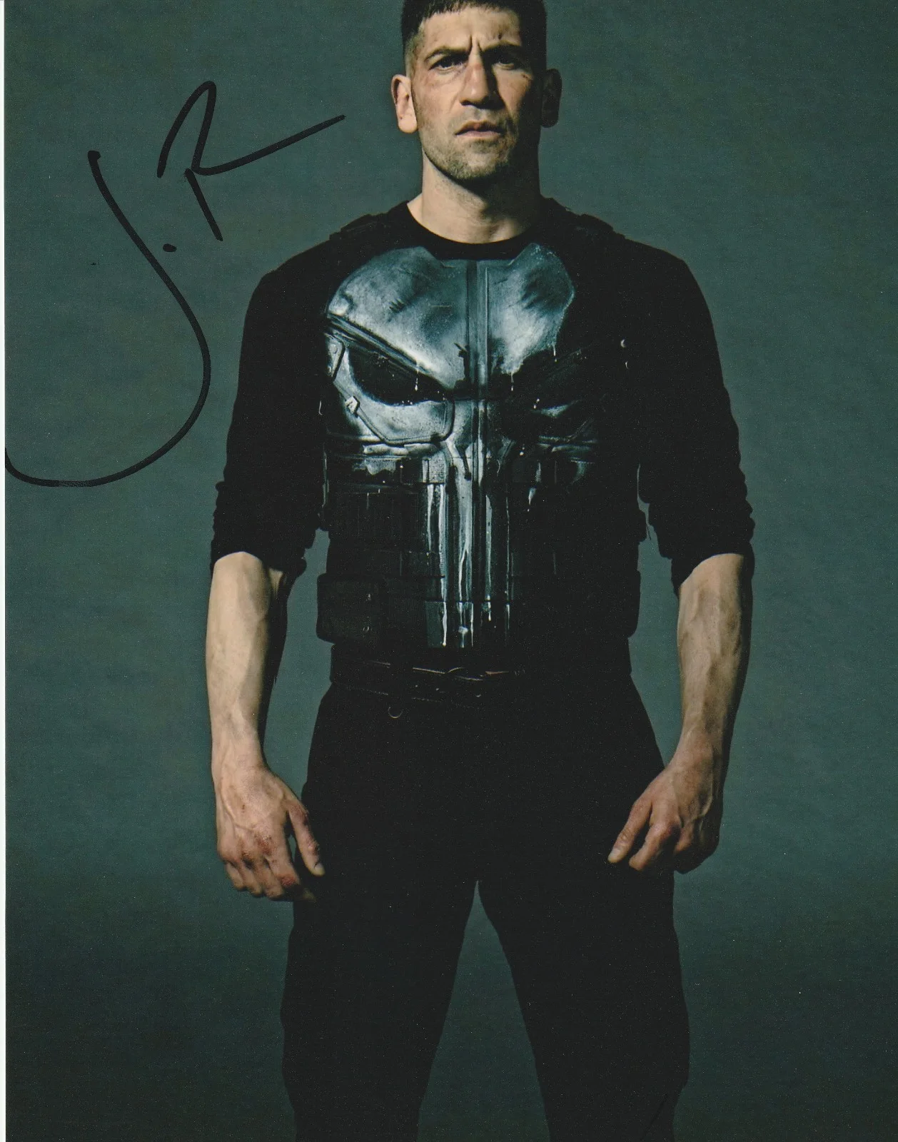 JON BERNTHAL — JON BERNTHAL SIGNED 8X10 COLOR PHOTO MARVEL THE PUNISHER AUTOGRAPH